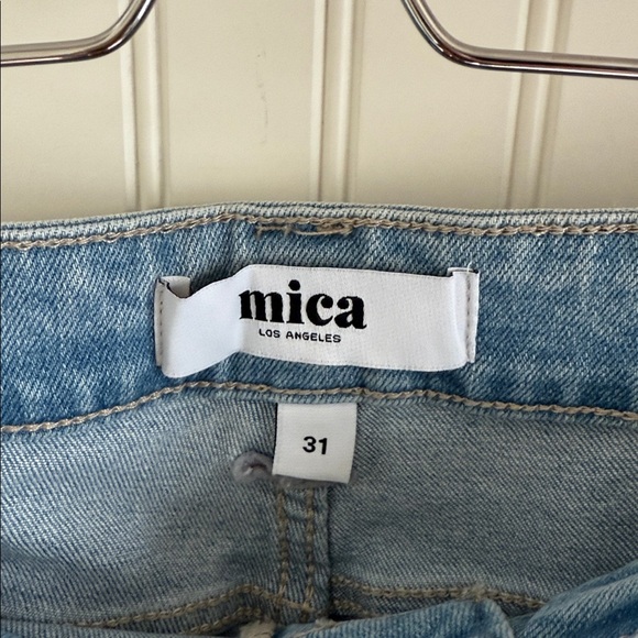 Mica High Rise Utility Straight Crop Jean NWT Light Wash - Picture 5 of 9
